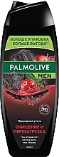 Гель для душу для чоловіків 4 в 1 для тіла, волосся, обличчя й бороди з природним вугіллям - Palmolive Men 4in1 Shower Gel — фото N1