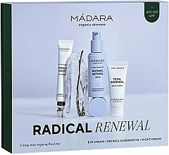 Набір - Madara Cosmetics Radical Renewal Smoothing Skin Care Gift Set (srm/30ml + eye/cr/20ml + night/cr/20ml) — фото N2