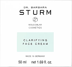 Питательный крем для лица с антивозрастным эффектом - Dr. Barbara Sturm Clarifying Cream — фото N2