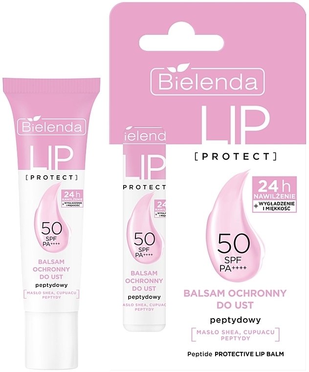 Защитный пептидный бальзам для губ SPF 50 - Bielenda Lip Protect — фото N1