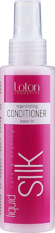 Двофазний кондиціонер із рідким шовком - Loton Two-Phase Conditioner Silk Regenerating Hair