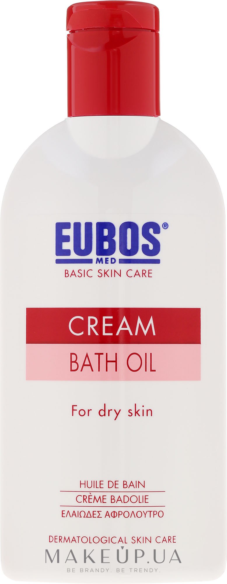 Масло для ванны - Eubos Med Basic Skin Care Cream Bath Oil For Dry Skin — фото 200ml