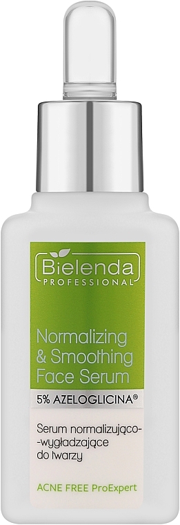 Сироватка для нормалізації вироблення шкірного себуму - Bielenda Professional Acne Free Pro Expert Normalizing And Smoothing Face Serum — фото N1