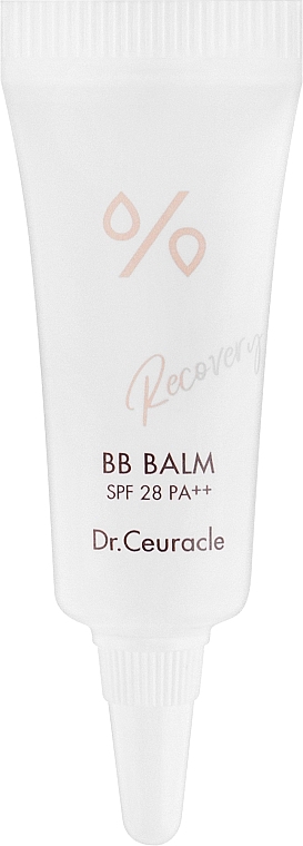 Крем-бальзам з матувальним ефектом для обличчя - Dr.Ceuracle Recovery BB Balm SPf 28 Pa++ (міні) — фото N1