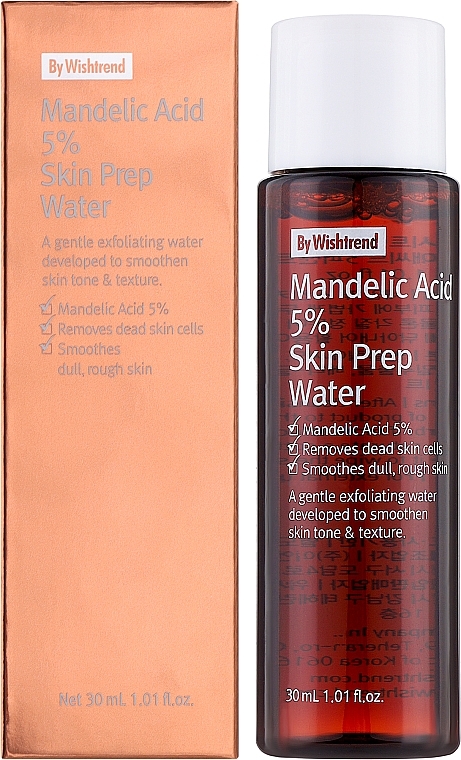 Тонер с миндальной кислотой - By Wishtrend Mandelic Acid 5% Skin Prep Water — фото N2