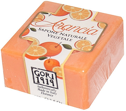 Мыло "Апельсин" - Gori 1919 Orange Natural Vegetable Soap — фото N1