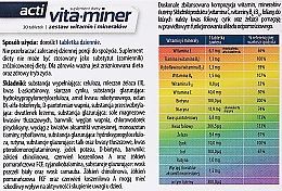 Пищевая добавка - Aflofarm Acti Vita-Miner Suplement Diety — фото N2