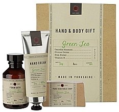 Духи, Парфюмерия, косметика Набор "Зеленый чай" - Fikkerts Green Tea Hand and Body Gift Set (foam/100ml + h/cr/75ml + soap/85g)