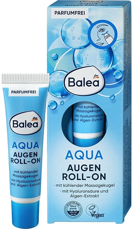 Зволожувальний крем для шкіри навколо очей - Balea Aqua Augen Roll-On