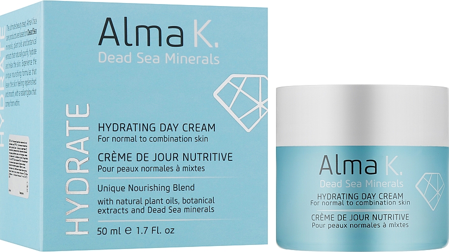 Зволожувальний денний крем для нормальної та комбінованої шкіри - Alma K. Hydrating Day Cream Normal-Combination Skin — фото N13