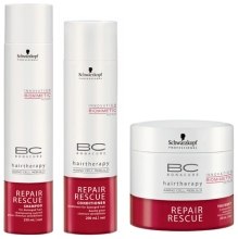 Парфумерія, косметика Набір - Professional BC Bonacure Repair Rescue (mask/200ml + shm/250ml + cond/200ml)