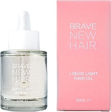 Сироватка та олія для волосся 2 в 1 - Brave New Hair Liquid Light Hair Oil — фото N1