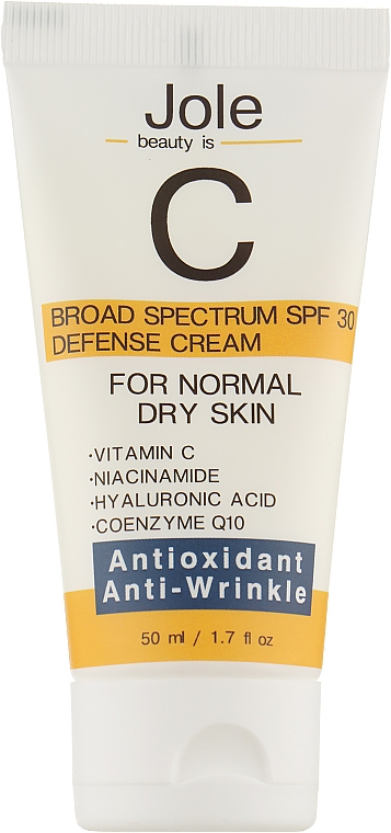 Дневной крем для лица - Jole Broad Spectrum SPF 30 Defencse Cream 