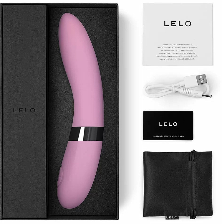 Водонепроникний вібратор для точки G, рожевий - Lelo Elise 2 Pink — фото N1