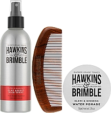 Набір - Hawkins & Brimble Hair Gift Set (hair/spr/150ml + st/lip/100ml+comb) — фото N2