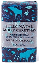 Натуральне мило з арганієвою олією та маслом ши - Essencias De Portugal Feliz Natal Merry Christmas — фото N1