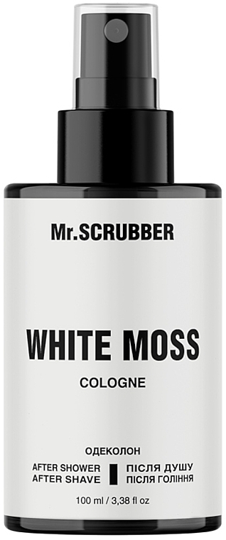 Mr.Scrubber White Moss Cologne After Shower After Shave - Mr.Scrubber White Moss Cologne After Shower After Shave — фото N1