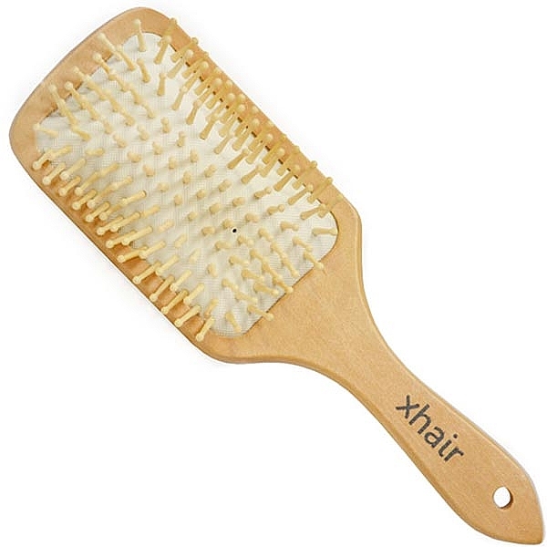 Щітка для розплутування волосся, дерев'яна - Xhair — фото N1