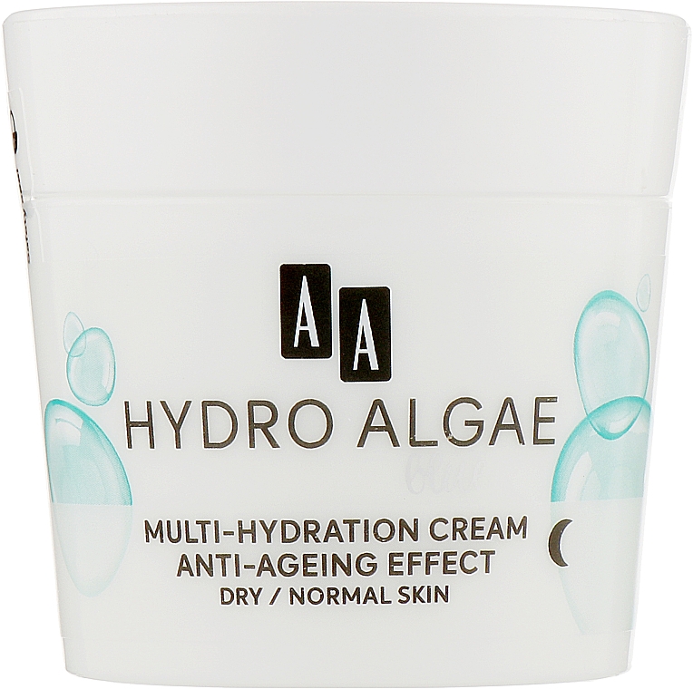 Питательный крем для сухой кожи лица - АА Hydro Algae Blue Mourishing Cream