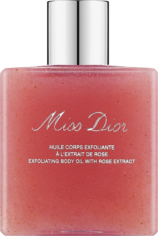 Dior Miss Dior Exfoliating Body Oil with Rose Extract - Отшелушивающее масло для тела — фото N1