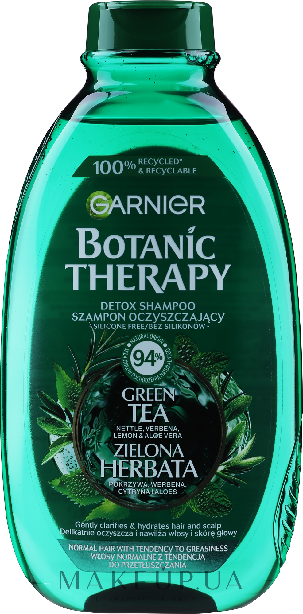 Шампунь для волос - Garnier Botanic Therapy Green Tea — фото 400ml