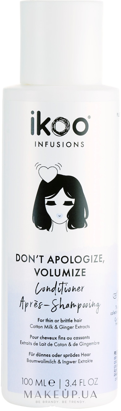 Кондиционер для объема волос - Ikoo Infusions Don’t Apologize, Volumize Conditioner — фото 100ml