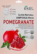 Парфумерія, косметика Тканинна маска з екстрактом граната - Ekel Super Natural Ampoule