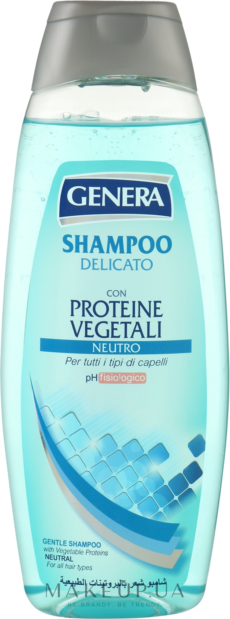 Шампунь с растительными белками - Genera Gentle Shampoo with Vegetable Proteins — фото 1000ml