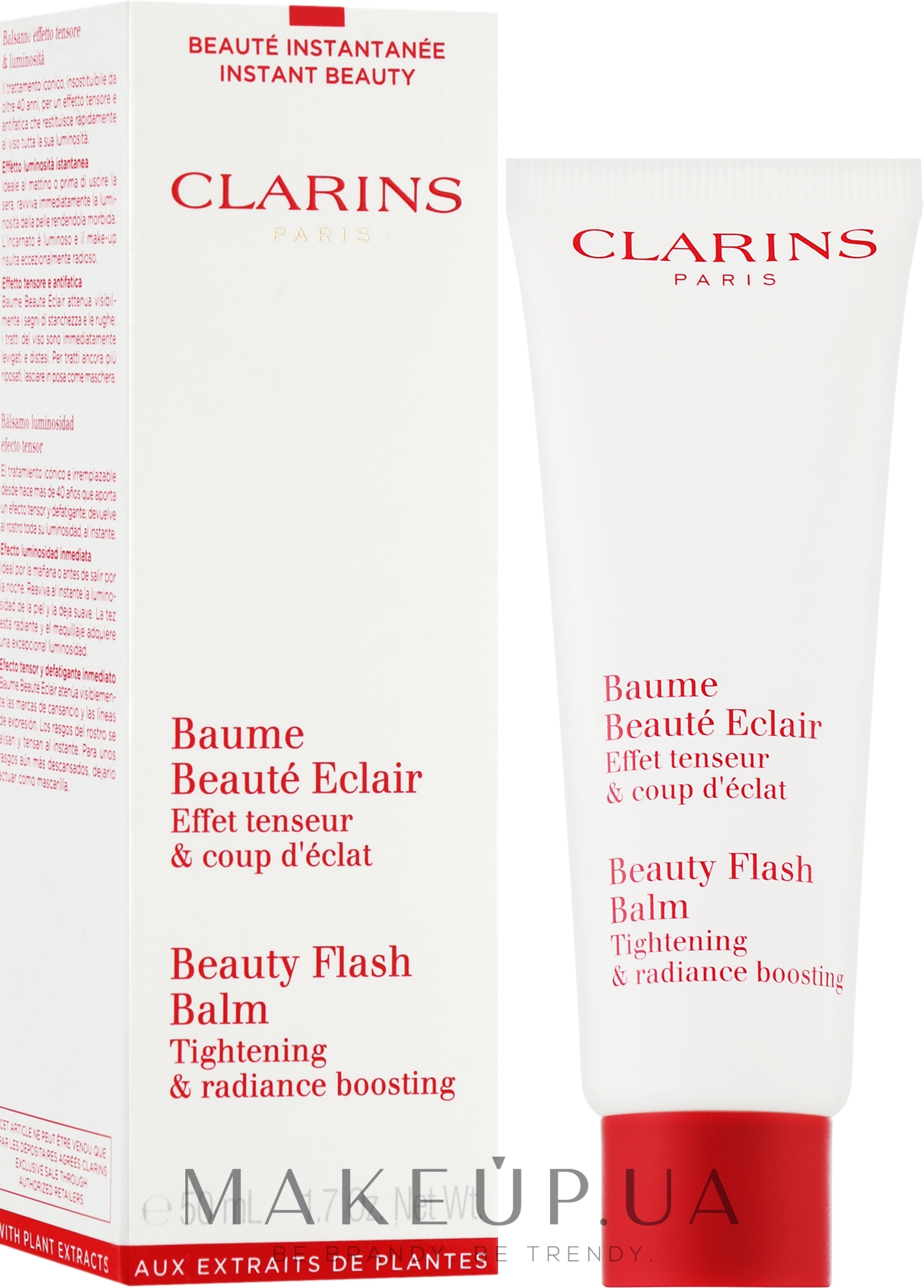 Бальзам для лица с эфектом лифтинга и сияния - Clarins Beauty Flash Balm — фото 50ml