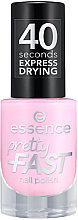 Духи, Парфюмерия, косметика Лак для ногтей - Essence Pretty Fast Nail Polish