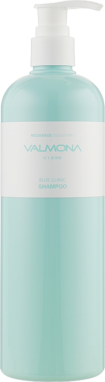 Шампунь для волос "Увлажнение" - Valmona Recharge Solution Blue Clinic Shampoo — фото N3