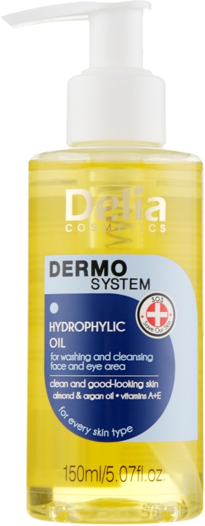 Гидрофильное масло для умывания лица и области глаз - Dermo System Delia