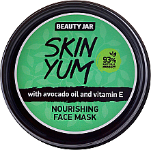 Парфумерія, косметика Живильна маска для обличчя "Skin Yum" - Beauty Jar Jelly Nourishing Face Mask *