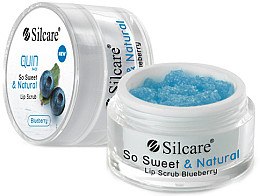 Духи, Парфюмерия, косметика Скраб для губ "Черника" - Silcare Quin So Sweet & Natural Lip Scrub Blueberry