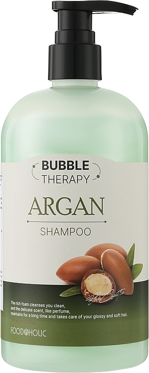 Шампунь для волос с аргановым маслом - Food a Holic Bubble Therapy Argan Shampoo — фото N1