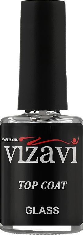 Финишное покрытие для лака - Vizavi Professional Top Coat Glass — фото N1