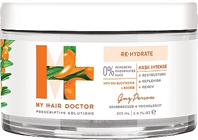 Інтенсивно зволожувальна маска для волосся - My Hair Doctor Re-Hydrate Mask Intense — фото N1