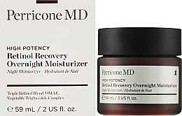 Ультрапитательный увлажняющий крем для лица - Perricone MD High Potency Retinol Recovery Overnight Moisturizer — фото N4