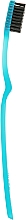 Зубна щітка "Софт Блек Вайтенінг", блакитна - Megasmile — фото N2