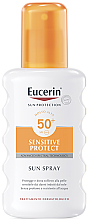 Парфумерія, косметика Сонцезахисний спрей для чутливої шкіри - Eucerin Sun Protection Solar Spray SPF 50+