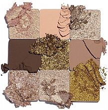 Палетка тіней для повік - Huda Beauty Gold Obsessions Palette — фото N3