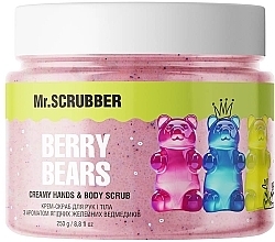 Парфумерія, косметика Крем-скраб для рук і тіла з ароматом ягідних желейних ведмедиків - Mr.Scrubber Berry Bears