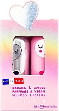 Парфумерія, косметика Набір - Inuwet Chloe Duo Lip Balms Gift Set (lip balms/2x3.5g)