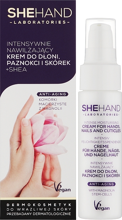 Интенсивный увлажняющий крем для рук и ногтей - SheHand Intense Moisturising Cream — фото N2