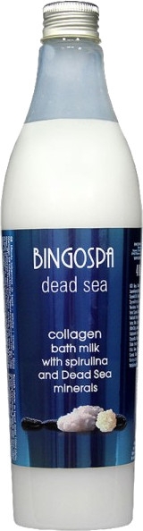 Молочко для ванни з мінералами Мертвого моря - BingoSpa Dead Sea Collagen Milk Bath — фото N1