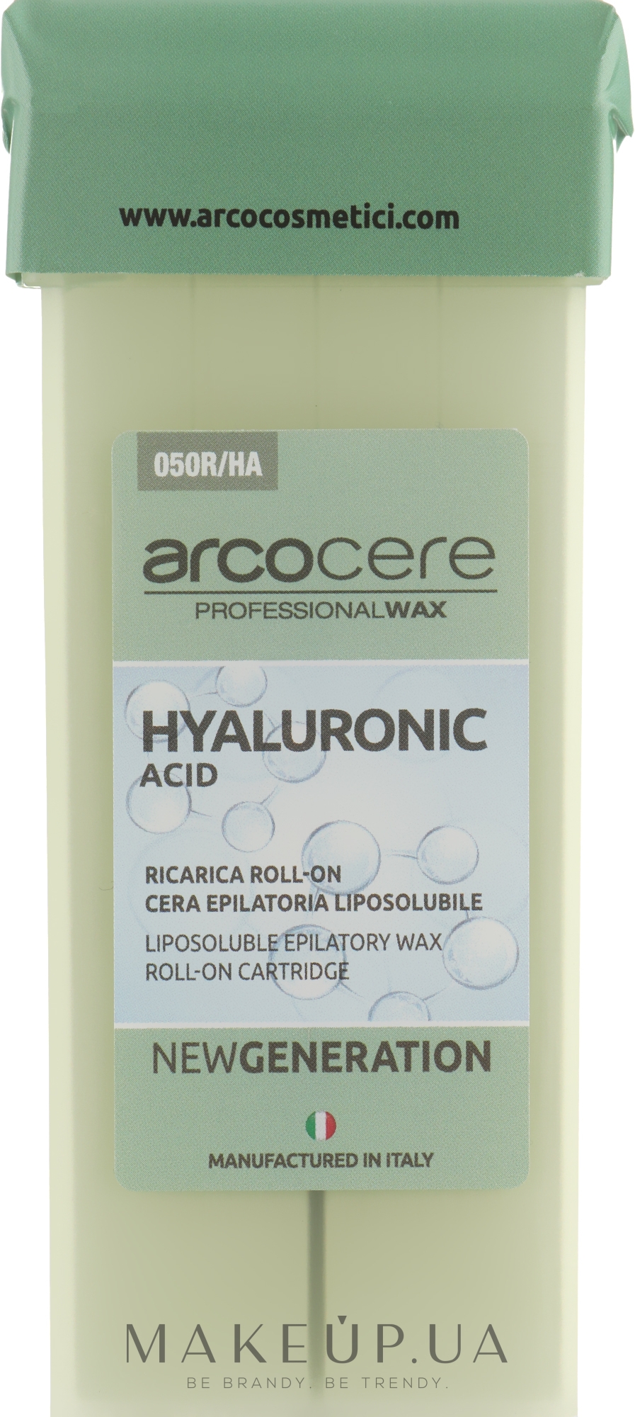 Віск для епіляції з гіалуроновою кислотою - Arcocere Professional Wax Hyaluronic Acid — фото 100ml