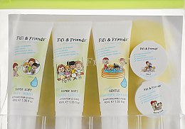 Духи, Парфюмерия, косметика Набор для путешествий - Fifi & Friends Fifi's First Travel Essentials (b/wash/40ml + shm/40ml + b/lot/40ml + butter/15ml + b/cr/15ml)