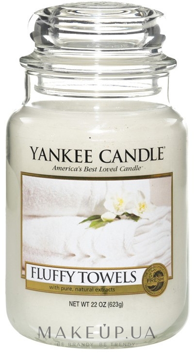 Ароматическая свеча "Пушистые полотенца" - Yankee Candle Fluffy Towels — фото 623g