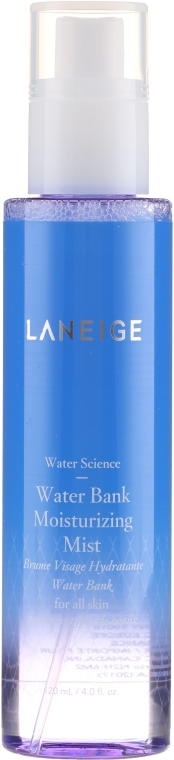 Спрей для обличчя для всіх типів шкіри - Laneige Water Science Water Bank Moisturizing Mist — фото N2