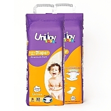 Ультратонкі органічні підгузки Soft Diapers 32 шт L maxi 9-14 кг - Unijoy — фото N3